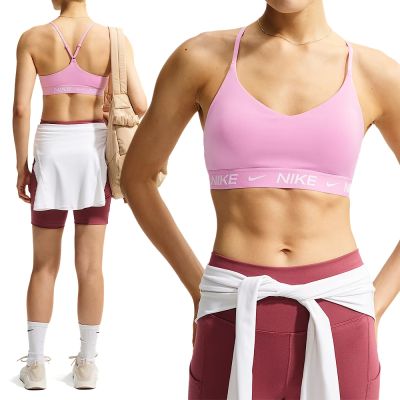 Nike As W Nk Df Indy Lgt Spt Bra 運動內衣 女款 粉色 輕度支撐 FD1063-621