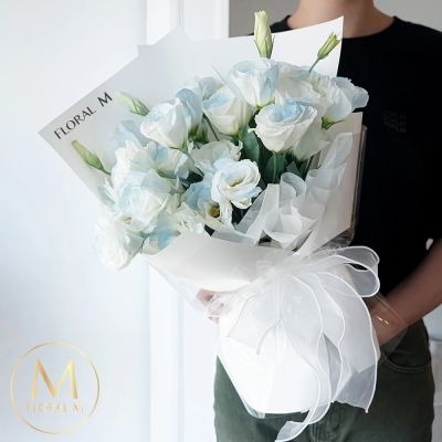 【Floral M】First Love北海道初戀桔梗鮮花花束(情人節花束/告白求婚花束/鮮花花禮/桔梗花束/生日花束)
