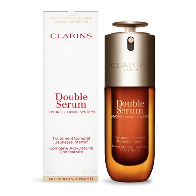 CLARINS克蘭詩 CLARINS 克蘭詩 黃金雙萃精華50ml-國際航空版
