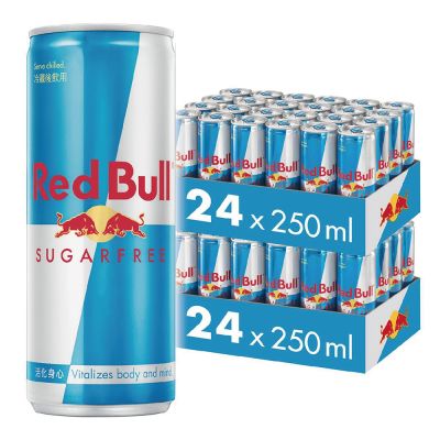 【Red Bull】紅牛無糖能量飲料x2箱(250mlx24罐/箱)