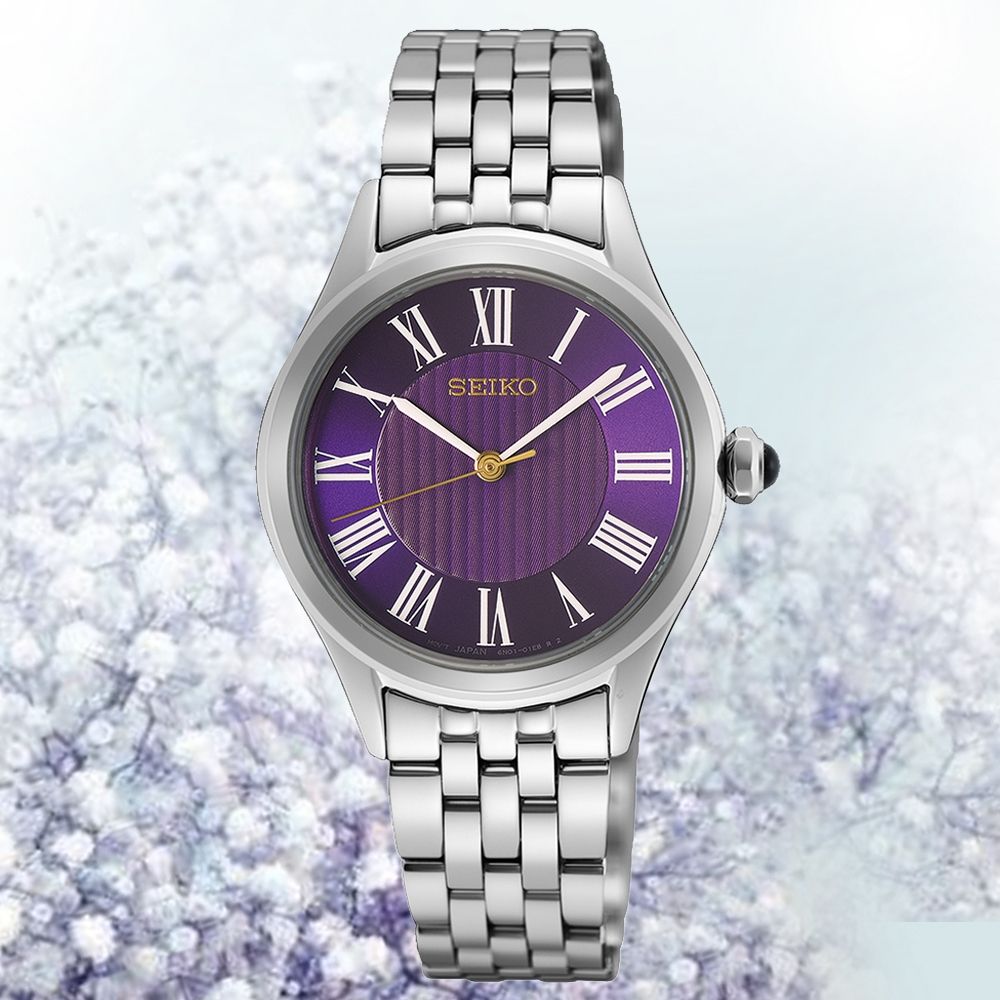 SEIKO 精工 CS系列 145週年 江戶紫 石英錶 女錶 手錶 送禮_SK028 HGH004P1/6N01-00V0P
