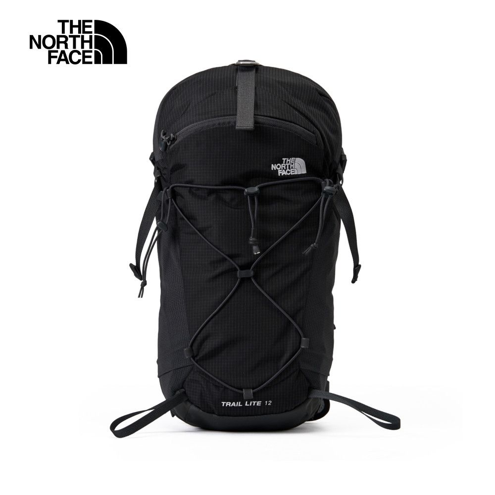 【The North Face 官方旗艦】北面男女款黑色DWR防潑水後背包｜87CA4GZ 筆電包/登山包