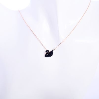 SWAROVSKI 施華洛世奇 Swan 鏈墜 鍍玫瑰金色 5204133