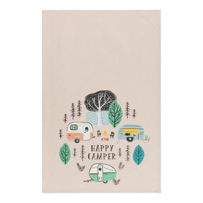 《danica》加拿大 Jubilee純棉擦拭布-露營趣71x46cm-- 廚房抹布 清潔布 擦拭布 茶巾