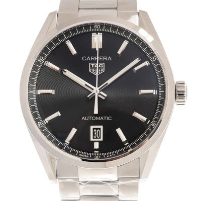 TAG HEUER 豪雅Carrera 日期自動上鏈腕錶(WBN2110.BA0639)x黑麵x39mm