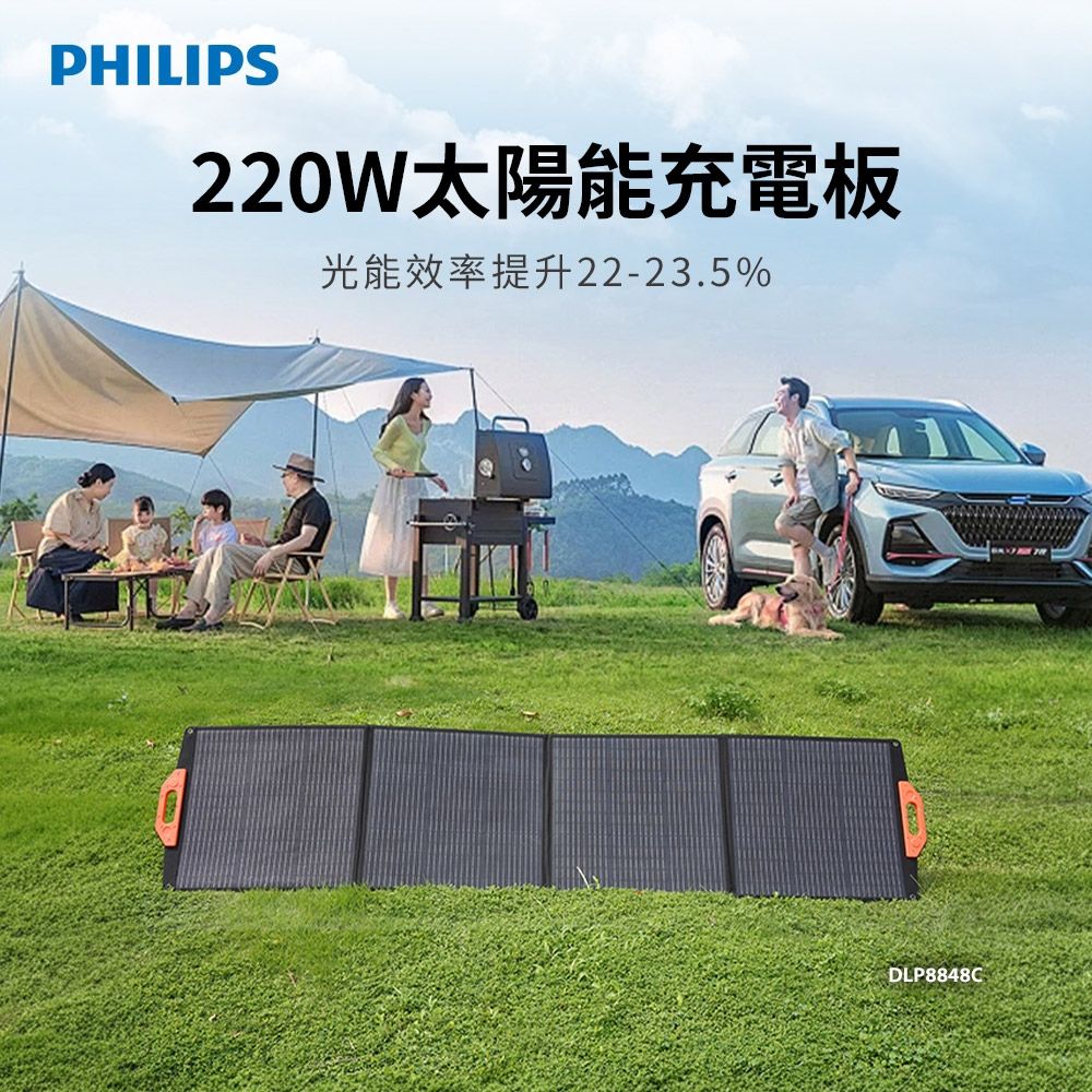 PHILIPS 220W太陽能充電版 DLP8848C