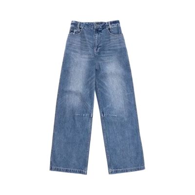 Converse Denim Wide Leg Woven 女款 藍色 寬鬆 丹寧 牛仔 長褲 WCJ432-UHA