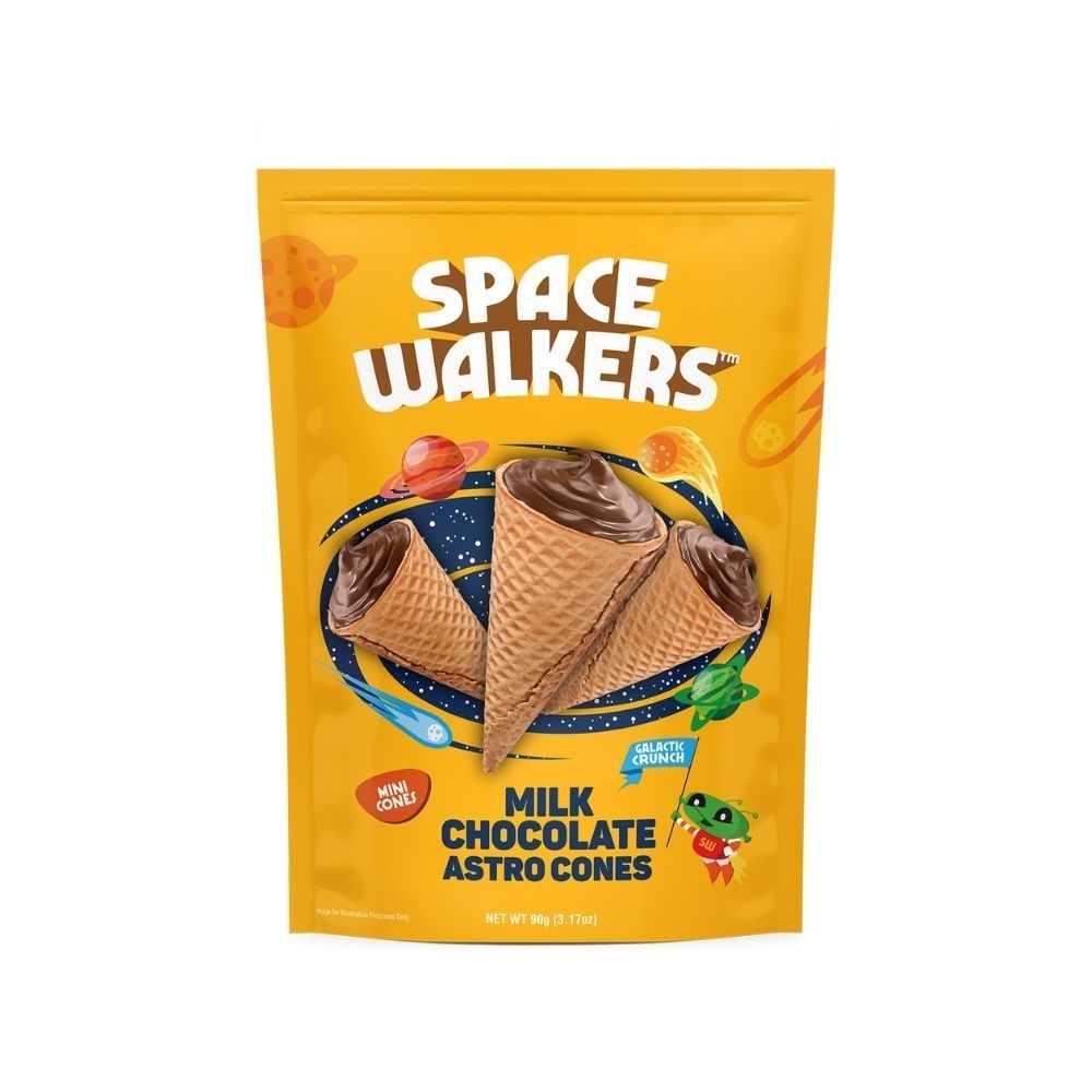 Space Walkers 牛奶巧克力捲筒造型威化(90g)