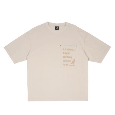 KANGOL 男女 落肩口袋T 6525100501