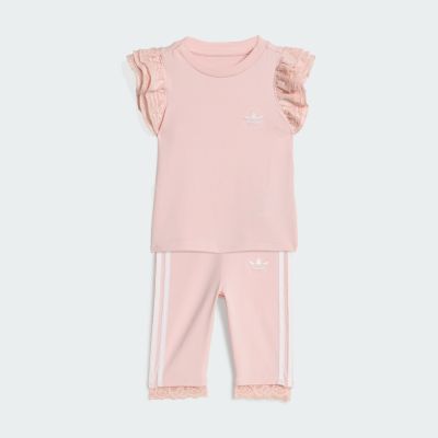 【adidas 愛迪達】 運動套裝 背心/緊身褲 嬰幼童裝 - Originals KC6799