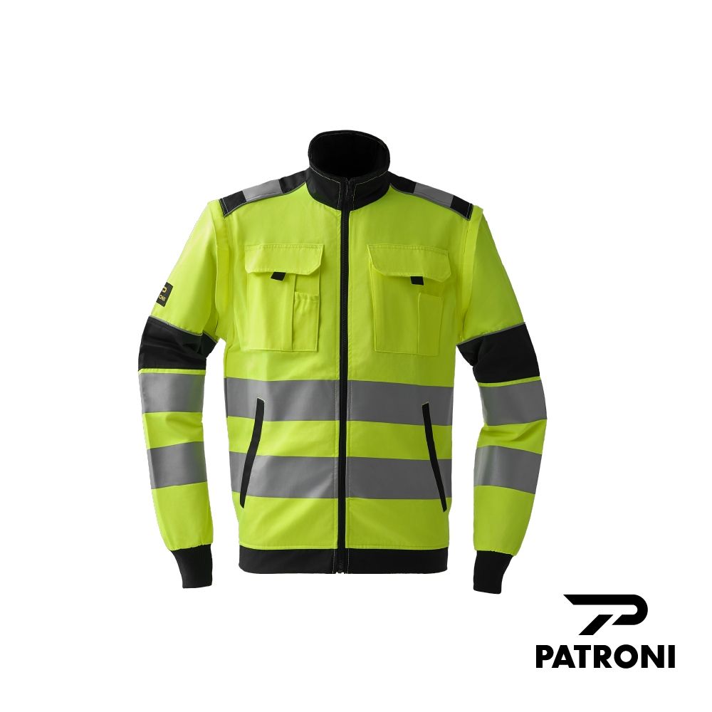 【PATRONI】SW2502J 可拆袖高可視反光耐磨工作外套