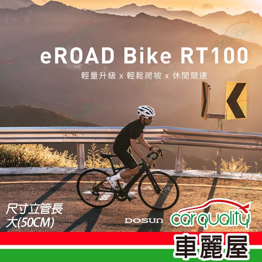 電動輔助自行車DOSUN RT100 50CM 油壓碟 黑 送安裝