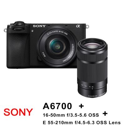 SONY 索尼 【SONY 】ILCE-6700 A6700 +16-50mm+55-210mm F4.5-6.3雙鏡組(平行輸入)