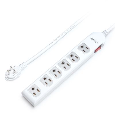 RASTO FE3 一開六插三孔延長線 1.8M