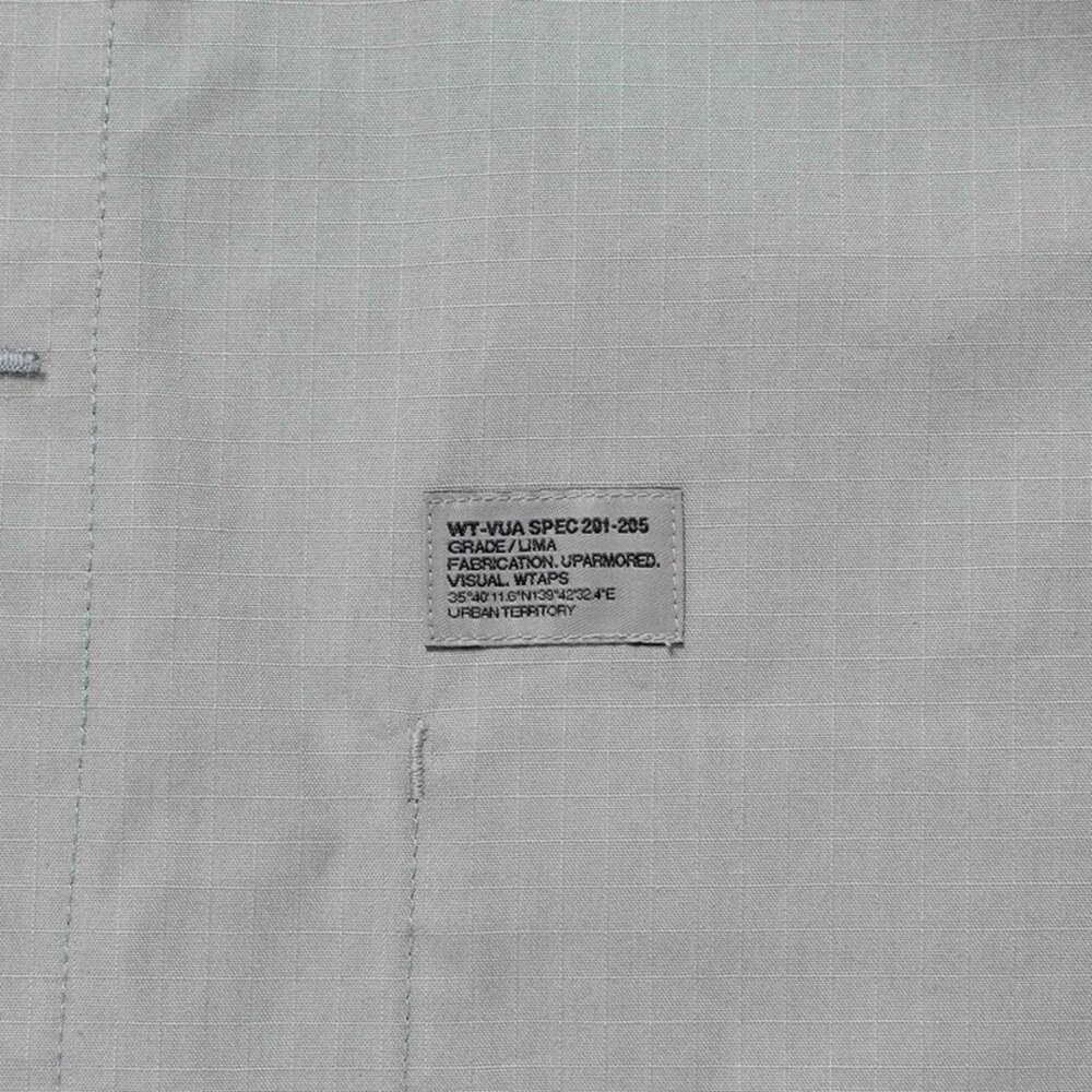 Wtaps Jmod 01/Ls/Cotton.Ripstop GRAY 襯衫灰色251WVDT-SHM01 | 其他