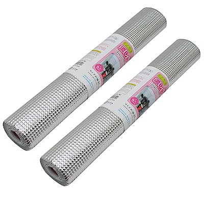 月陽超值2入200cm可裁剪蜂巢鋁箔面防油污餐墊防潮墊抽屜墊(3962)