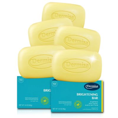 Dermisa美國熱銷冠軍淡斑嫩白皂5入組(85gx5)★潔顏 淡斑 淨白 保濕