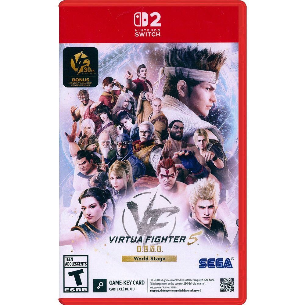NS2 VR快打5 REVO 世界舞台30週年紀念版 Virtua Fighter 5 REVO World Stage 30th Anniversary 中英日文美版 (鑰匙卡)