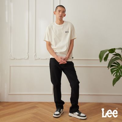 Lee 男款 753 舒適中腰直筒牛仔褲 深灰洗水