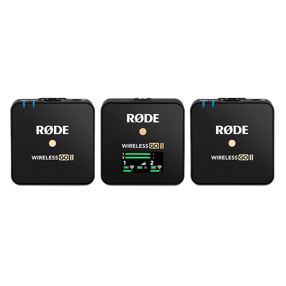 【RODE Wireless GO WIGO II】 Rode Sistema de microfone sem fio sem fio GO II sem fio, preto