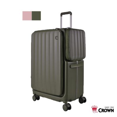 CROWN 皇冠 WAVE 29吋 前開側袋磁吸煞車箱 託運箱 行李箱 旅行箱