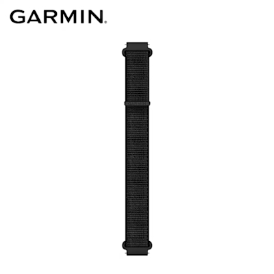 GARMIN QR UltraFit 18mm 光譜黑尼龍錶帶