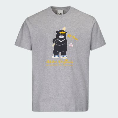 【adidas 愛迪達】 TAIPEI 黑熊 短袖上衣 T恤 男/女 - Originals LF5890