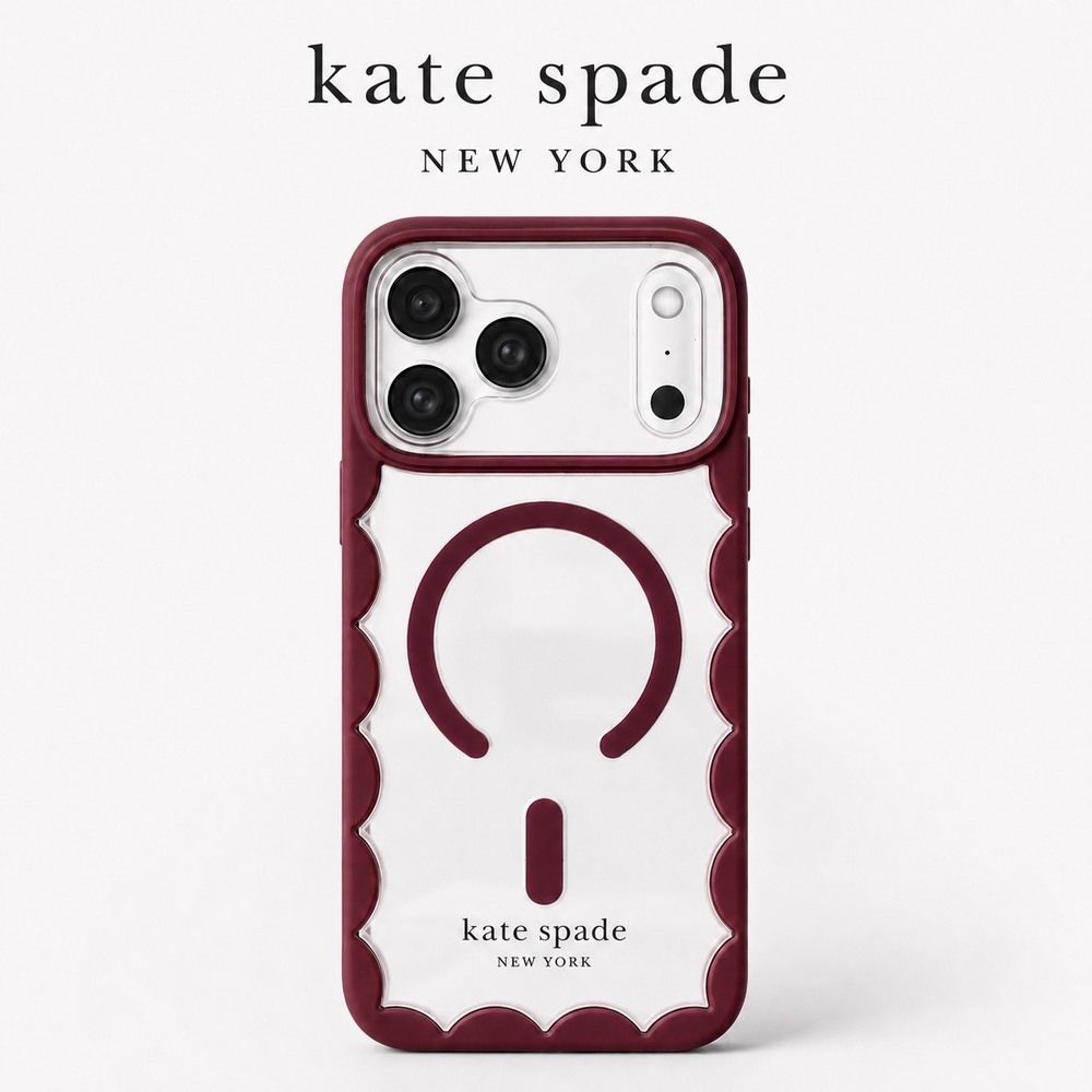 kate spade iPhone 18系列 精品磁吸防摔手機殼 莓果波浪