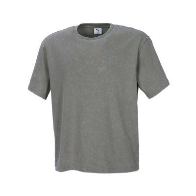 Puma 上衣 Moods In Nature Washed 灰 洗舊 寬鬆 短袖 親膚 637336-71