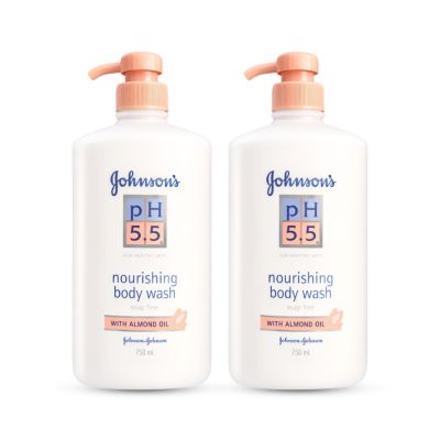 【嬌生】PH5.5 杏仁保溼沐浴乳 (750mlX2瓶)