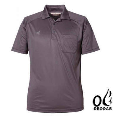 【DEODAR】男 Coolmax 排汗透氣短袖POLO衫(永久型原紗布).上衣 11900221-98 鐵灰
