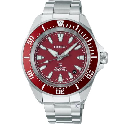 SEIKO 精工 Prospex 經典潛水機械錶紅 SRPL11K1 4R35-06K0R -41.7mm
