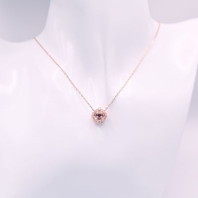 SWAROVSKI 施華洛世奇 Una 項鏈 鍍白金色