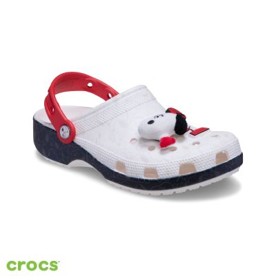 Crocs卡駱馳 (童鞋) 史努比聯名系列 K Clog克駱格-七彩色 211125-90H