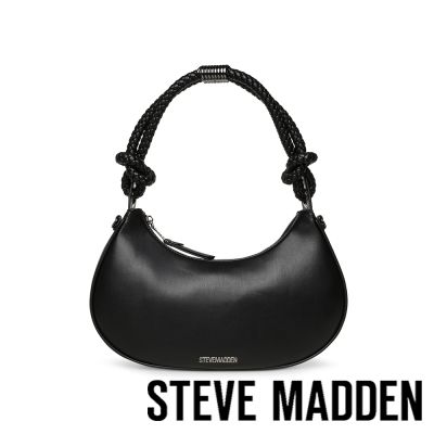 STEVE MADDEN-雙帶繩結造形肩背包 BCARNIE-黑色