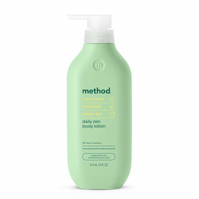 Method美則 感官身體乳-綺綠賦活414ml 綠茶香氛 肌膚呵護 保濕嫩白
