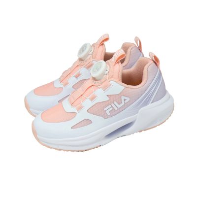 Fila 慢跑鞋 J828A 中大童 女鞋 粉 旋鈕 運動鞋 斐樂 2J828A159
