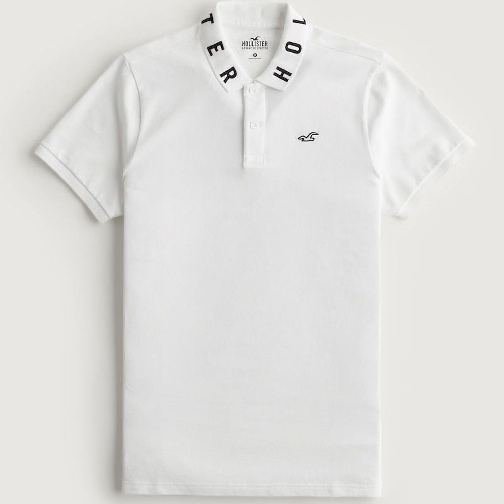 Hollister HCO 短袖 polo 白色 2302