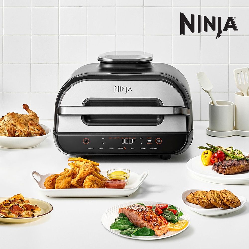 【NINJA】Foodi AG551 氣炸燒烤爐  智慧控溫 居家烤肉 低溫烘焙