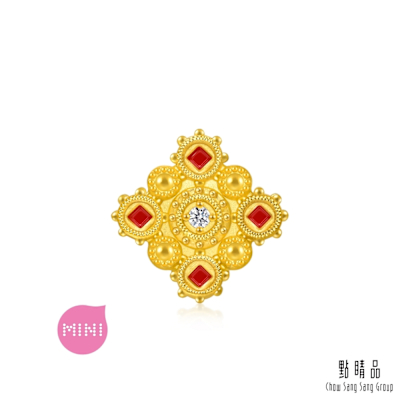 點睛品 V&A博物館系列 守護之愛 鑽石黃金串珠