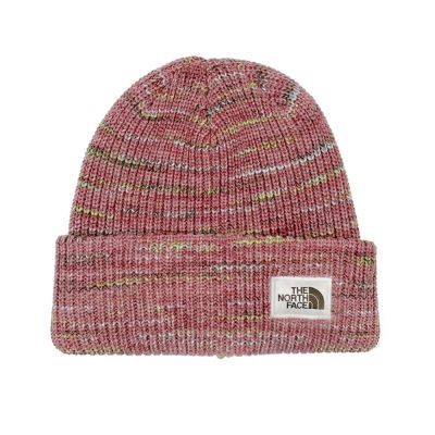 The North Face 北臉 帽子 毛帽 運動帽 SALTY BAE LINED BEANIE 灰紅 NF0A8CHM0VO