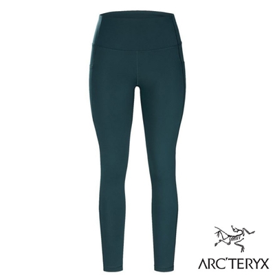 ARCTERYX 始祖鳥 女 Essent 彈性耐磨透氣高腰內搭長褲 迷惑藍