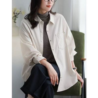 設計所在 棉麻隨性風 萊賽爾棉襯衫(4色可選)