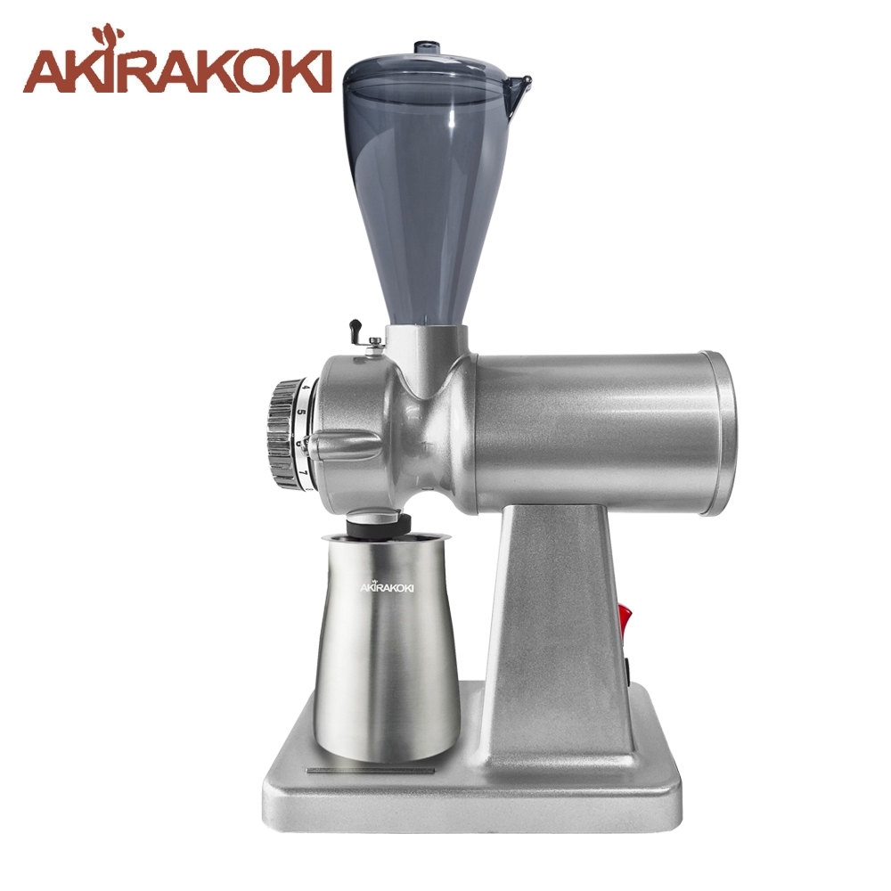AKIRAKOKI 半磅電動磨豆機SUPER M-520A 銀色| 磨豆機| Yahoo購物中心
