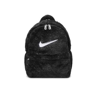 Nike Y NK FX FUR Backpack 黑色 小包 童包 金蔥 運動包 毛毛包 後背包 FZ1330-010