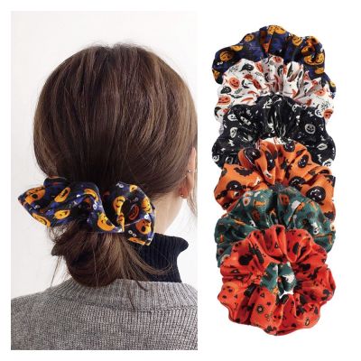 【HERA赫拉】歐美萬聖節大腸髮圈髮繩 六入組 H114111805