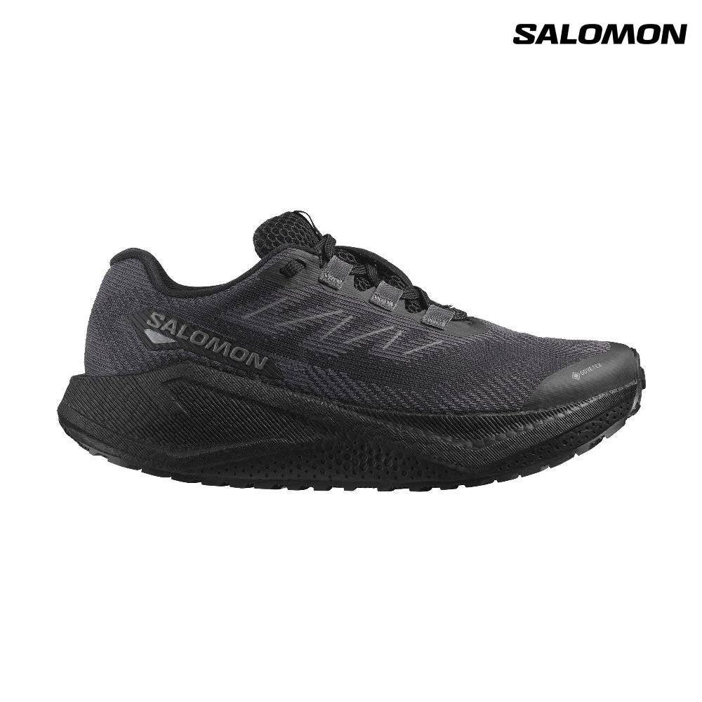 【Salomon索羅門】AERO BLAZE 3 GRVL GORE-TEX 女款 防水運動鞋 黑/灰