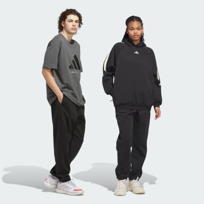 【adidas 愛迪達】 BASKETBALL 運動長褲 男/女 JX5595