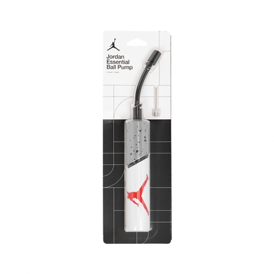 Nike 打氣筒 Jordan Essental Ball Pump 白 灰 紅 籃球 附球針 喬丹 充氣 J000194612-8NS