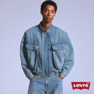 BLUETAB 丹寧內刷毛飛行外套 / 飛行夾克 男生上衣 人氣新品